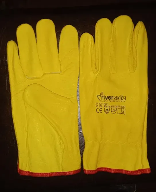 Рукавиці пасічні комбіновані шкіра теляча/свиняча, захист від укусів бджіл, розмір L-26 см Одеса - фото 3