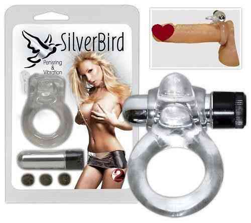 Ерекційне кільце/wibr-Silver Bird Sex Aura Київ