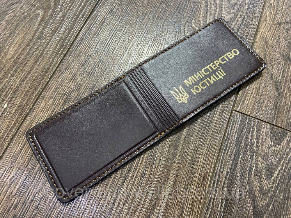 Обкладинка з додатковим відділенням Міністерство юстиції (тиснення золотом) Київ - фото 4