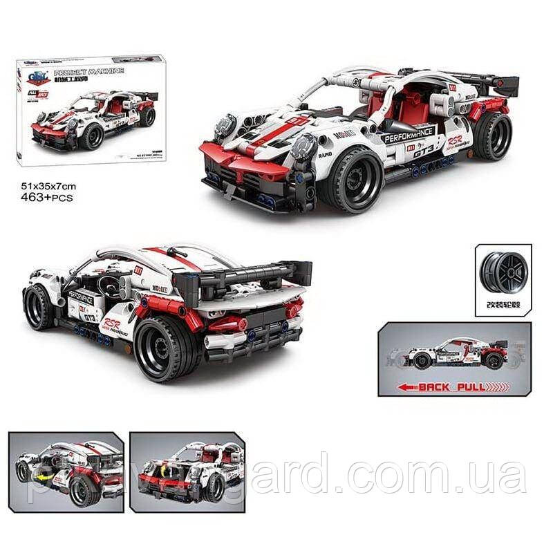 Конструктор автомобіль Porsche 463 деталі Technic KY 1082 білий Хмельницький - фото 3