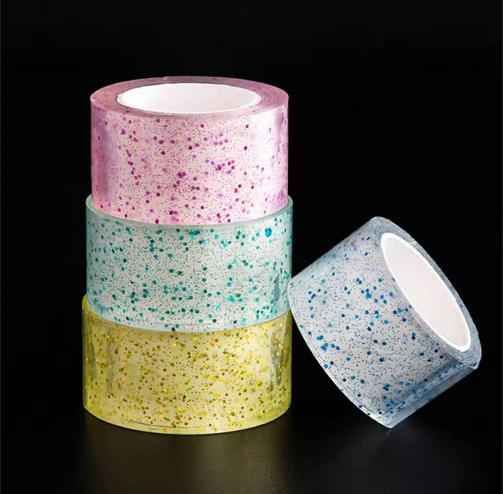 Двухсторонняя нанолента Bubble Kit (рандомный цвет) 5 см. для выдувания пузырей, нано скотч. 1 шт. Киев - изображение 1