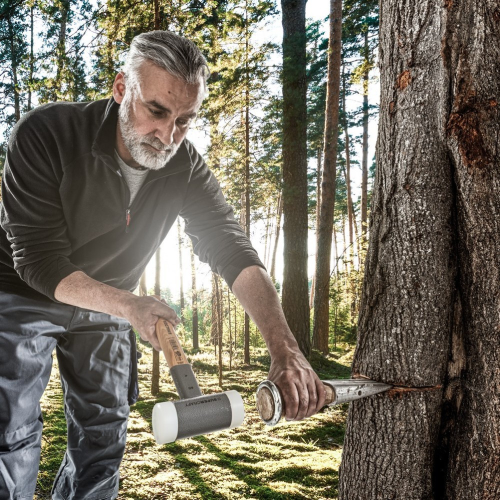 Молоток безынерционный HALDER Supercraft 3366 с деревянной ручкой, Ø=50 мм, m=990 г, І=365 мм Одесса - изображение 10