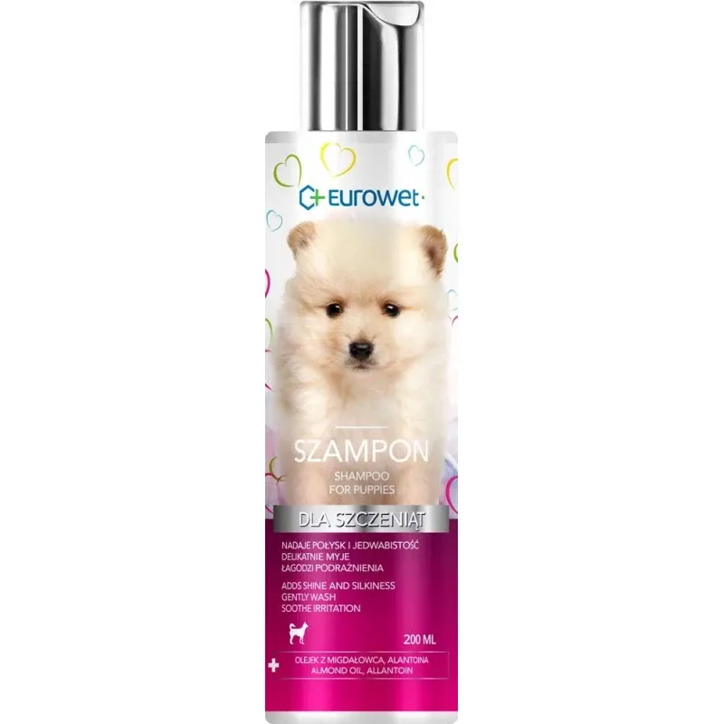 Шампунь для щенков Eurowet Shampoo for puppies с миндальным маслом и аллантоином 200 мл Винница - изображение 1