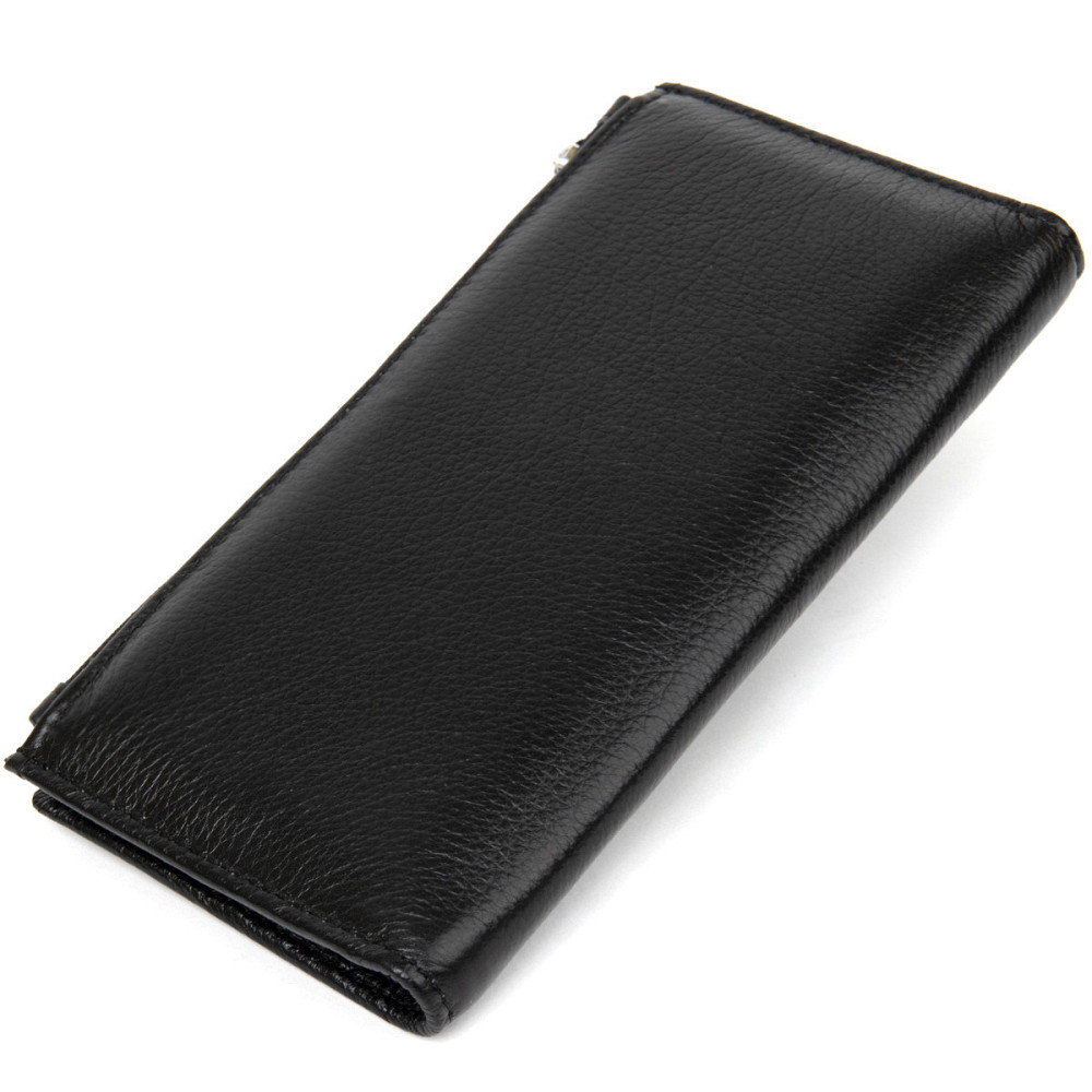 Практичный женский кожаный кошелек Черный (ST Leather) Киев - изображение 6