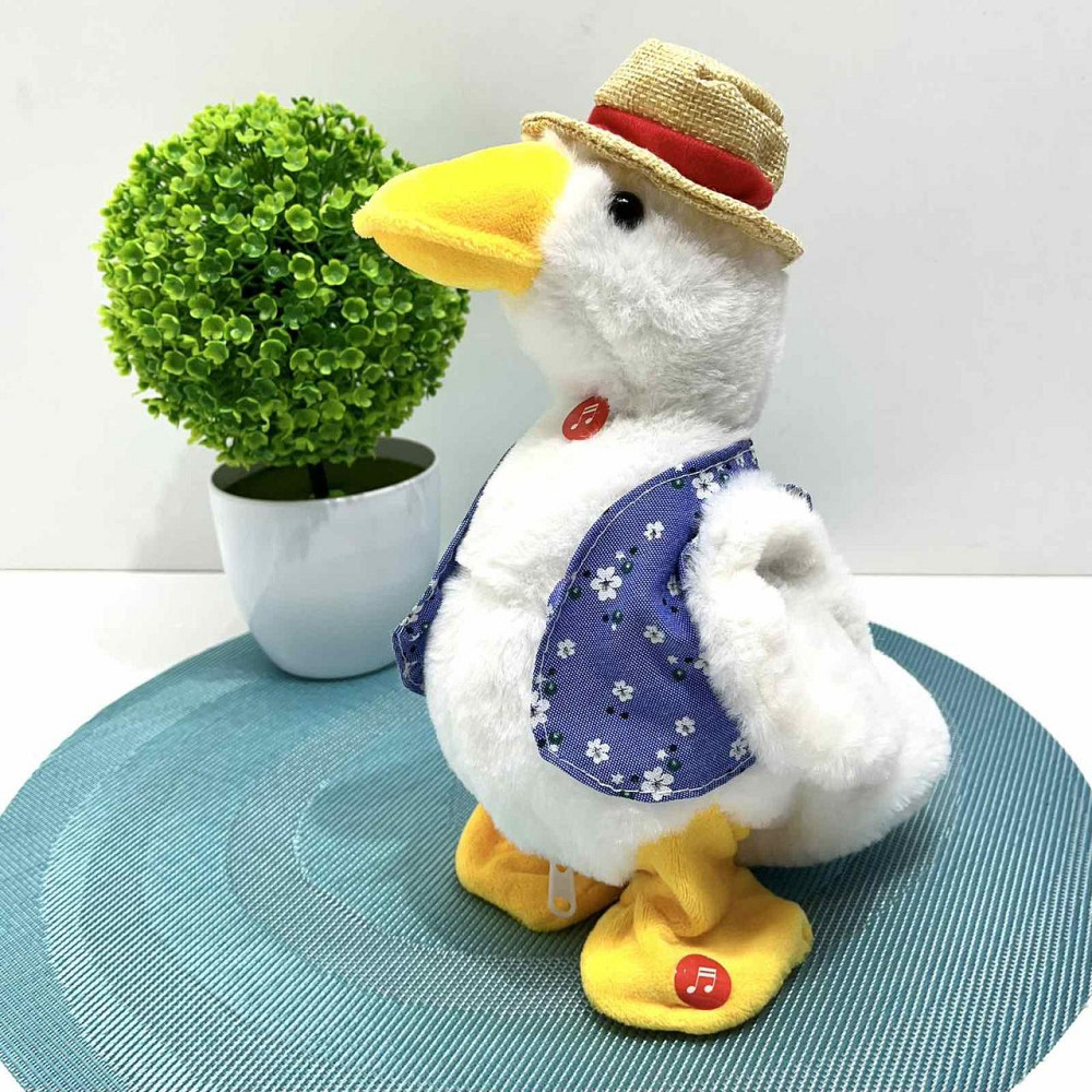 Іграшка Гусак повторюшка музичний ходить Білий (777-2) Чернігів - фото 1