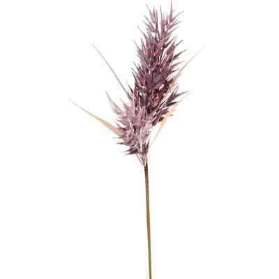 Декоративна гілка YES! Fun Квітка кактуса Лілова Засніжена 84 см (974807) Вінниця