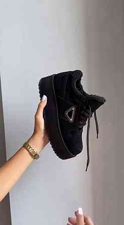 Molly Кросівки жіночі MOLLY 876 чорні (зима, замша натуральна) (5734) 40 Коломия