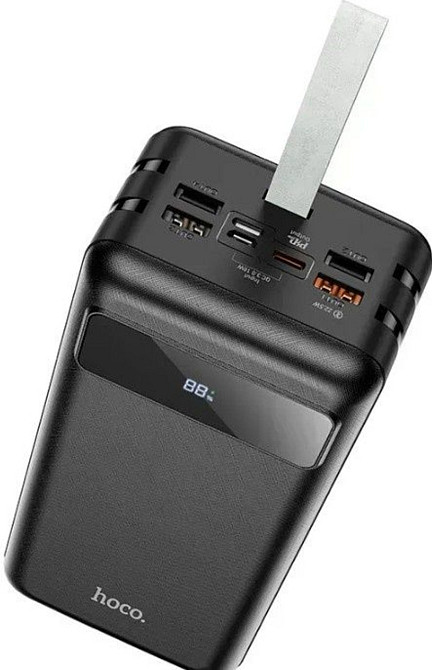 Павербанк с быстрой зарядкой и фонарем HOCO j86B 60000mAh. Киев - изображение 4