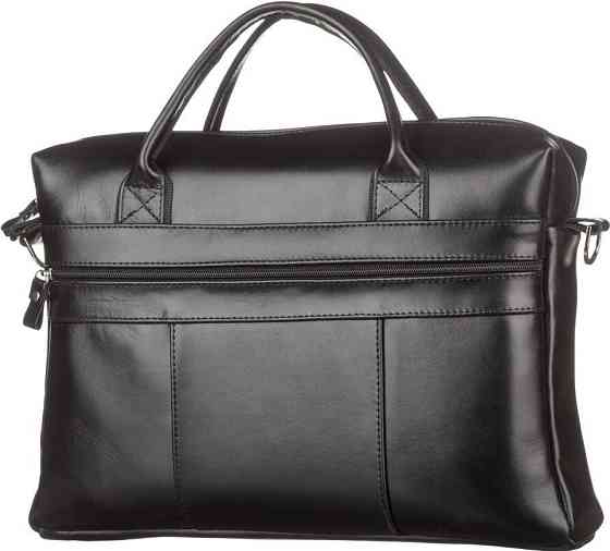 Сумка мужская из кожи Черная (SHVIGEL) Киев