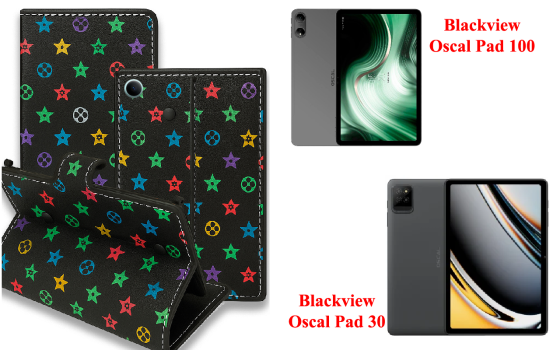 Книжка-трансформер для планшета Blackview Oscal Pad 90, колір Black Lyi Black Київ