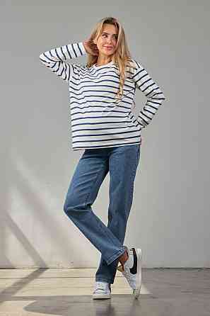 Прямые джинсы для беременных Adela L Юла мама Синий Кривой Рог