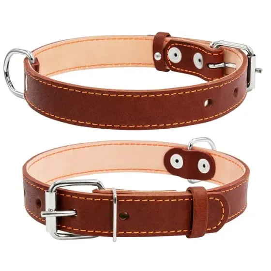 Ошейник CoLLaR двойной (ширина 20мм, длина 32-40см) коричневый Киев