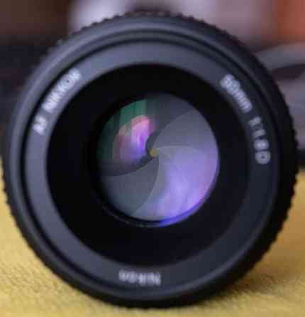 Об'єктив Nikon AF Nikkor 50 mm f/1.8D + фільтр. Харків