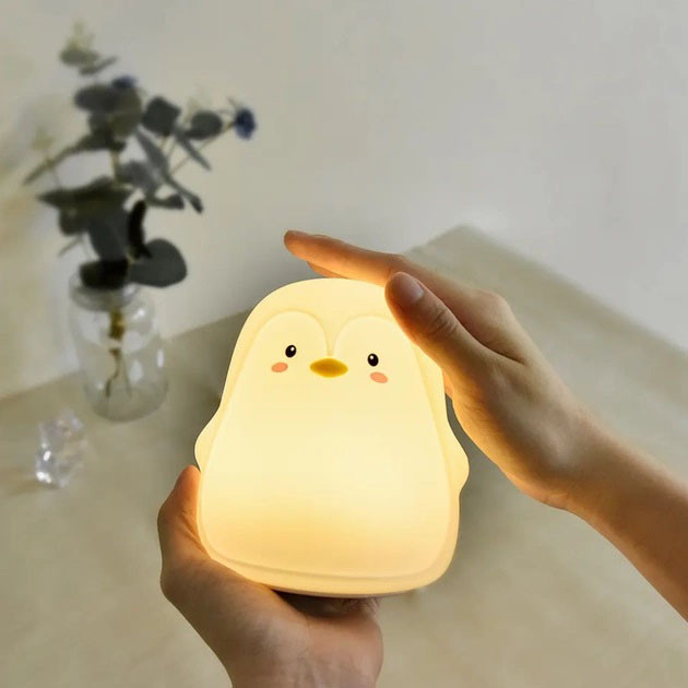 Ночник для ребенка на ночь пингвин, Лампа ночник для дома Лампа usb повербанка XL-62 Ивано-Франковск - изображение 4