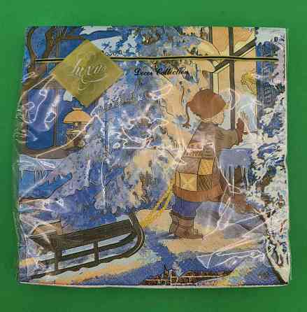 Серветки паперові трьохшарові ЗЗхЗЗ 20шт За вікном (1пач) Харків