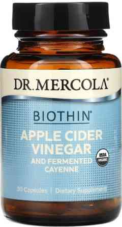 Яблучний оцет і кайенский перець Dr. Mercola Apple Cider Vinegar Cayenne 30 капс Київ