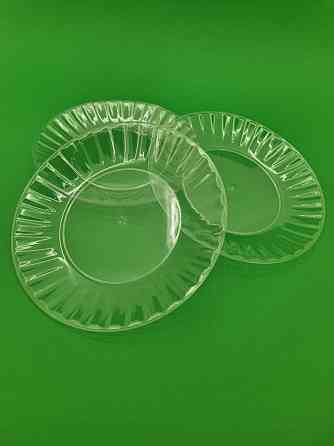 Тарілка одноразова 205 Склоподібна Юніта прозора (10 шт) Харків