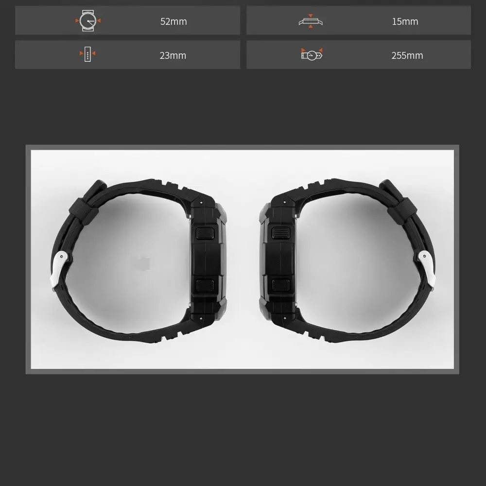 Чоловічий спортивний годинник Skmei 1367 (Чорний з білим) Вінниця - фото 8