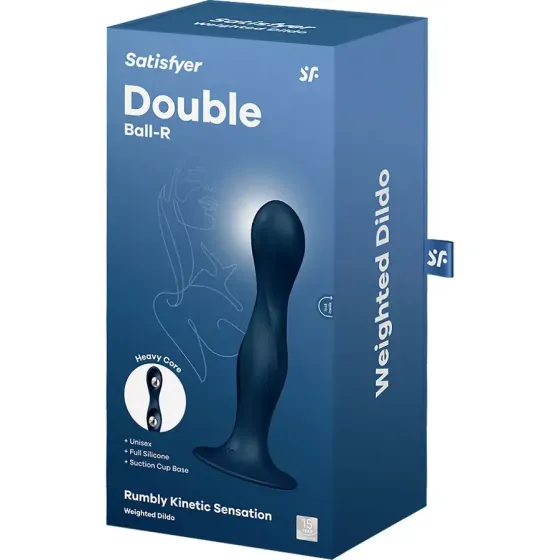 Дилдо Satisfyer Double Ball-R Dark Blue Львов