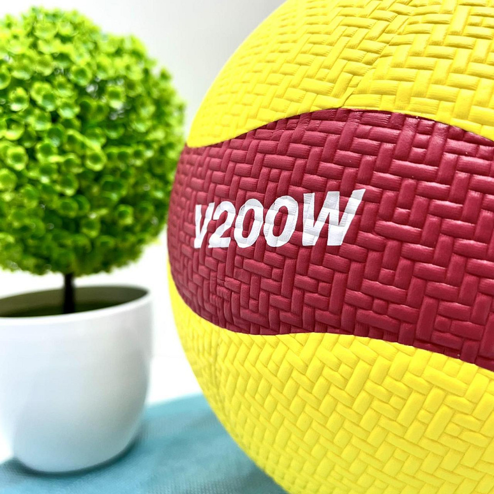 М'яч волейбольний офіційний розмір 260-280г Жовто-червоний (MS 4383) Чернігів - фото 4