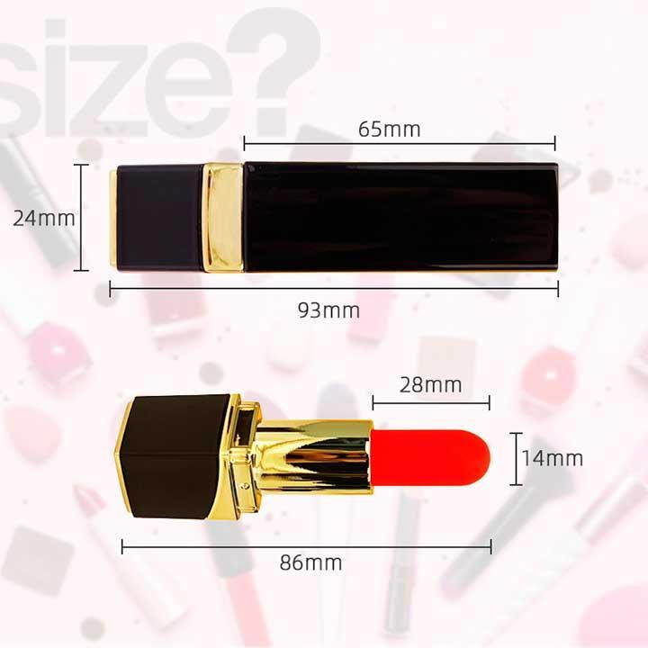 Вібратор для клітора "Помада" 10 режимів USB чорний Вінниця - фото 4