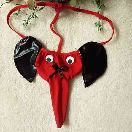 Трусики слоники one size красно-черный Киев