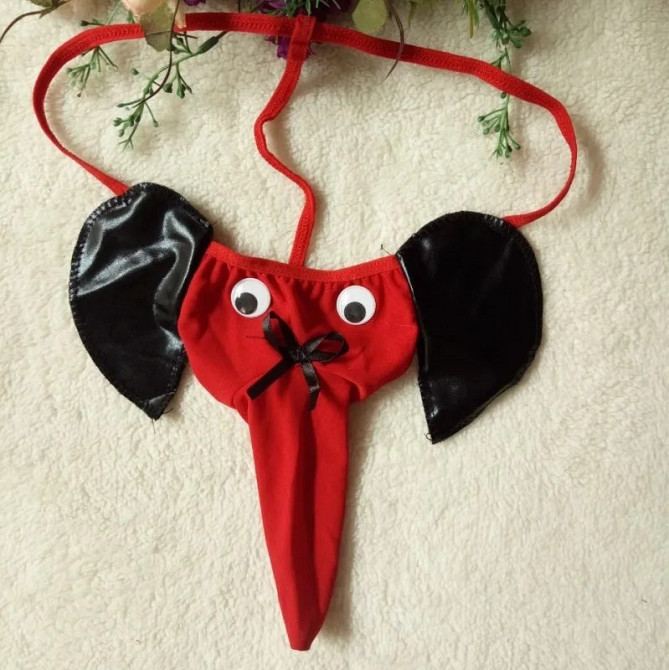 Трусики слоники one size красно-черный Киев - изображение 1