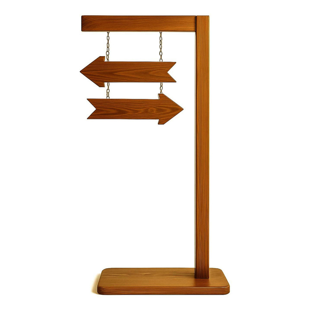 Напольная стрелка-указатель 