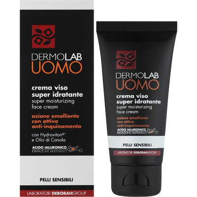 Крем для лица Dermolab Uomo Суперувлажняющий для чувствительной кожи 50 мл (8009518392708) Винница - изображение 1