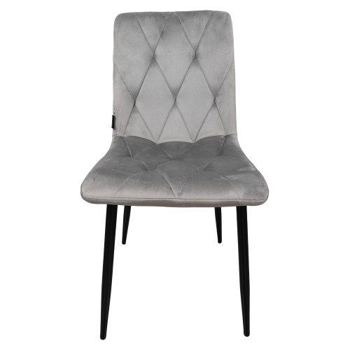 Крісло стілець для кухні вітальні барів Bonro B-421 велюр Сірий Київ
