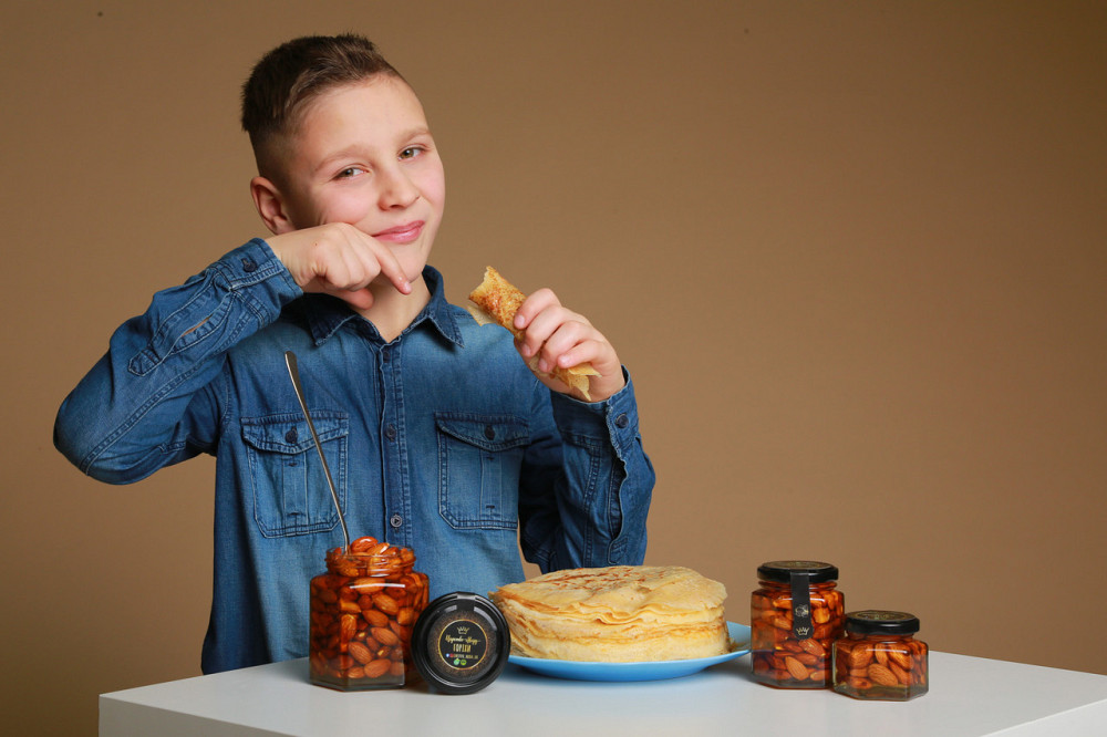 Миндаль с медом в стеклянной баночке весом 50 грамм. Одесса - изображение 10