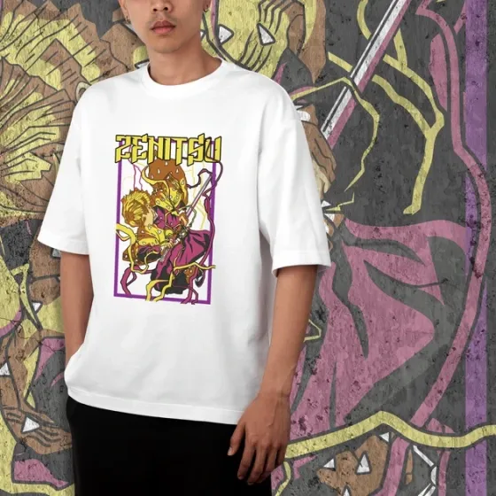 Футболка для подростка мальчика с принтом Клинок, рассекающий демонов Зеніцу 3 WE Размер 160 Anime10412 Днепр