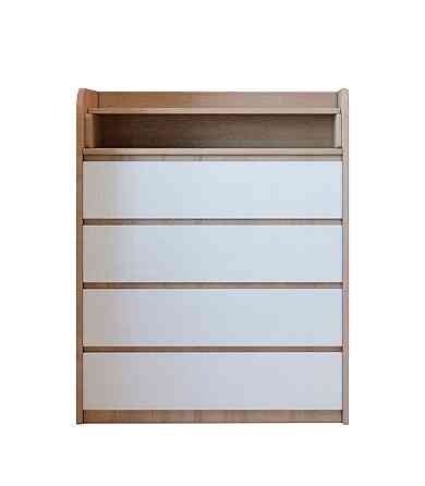 Комод пеленальний Еверест 80х45х101 сонома + білий (телескопи) (DTM-2446) Дніпро