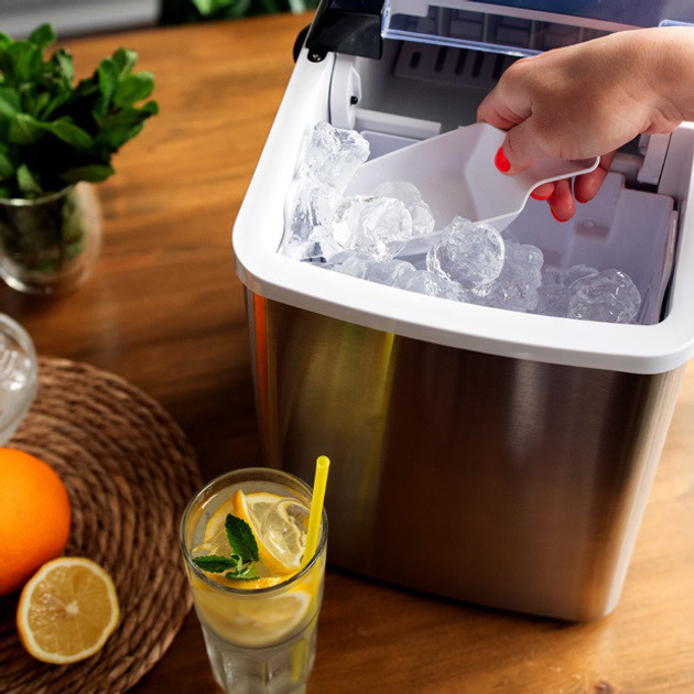 Машина для производства гранулированного льда Magio MG-990 120 Вт 12 кг, Генератор кубикового льда ZQ-60 Львов - изображение 9