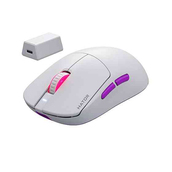 Миша бездротова Hator Quasar 3 Ultra 8K Wireless White (HTM771) ( Білий ) Харків