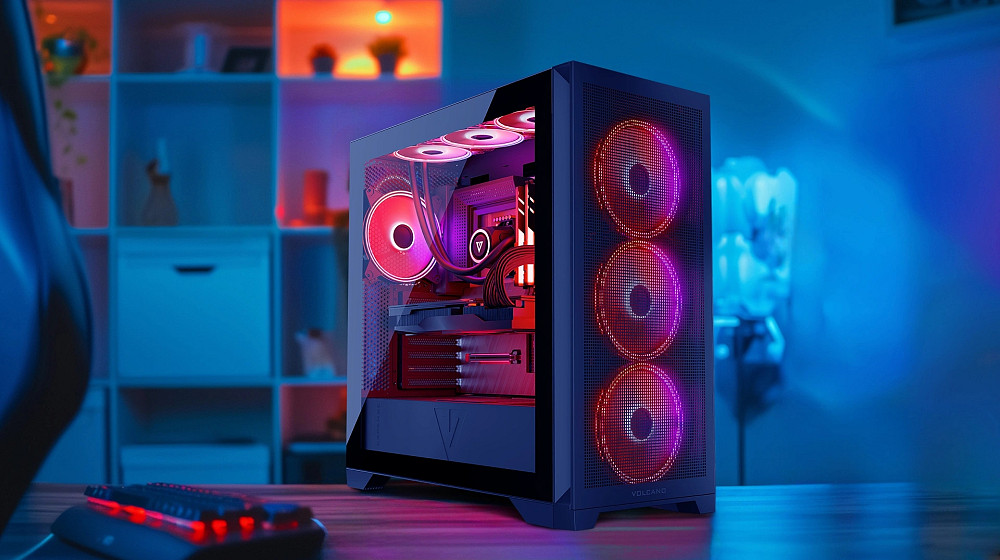 Корпус Modecom VOLCANO EXPANSE S ARGB 4x140mm fans MIDI USB 3.0x2+TYPE-C BLACK без БЖ ATX Вінниця - фото 3