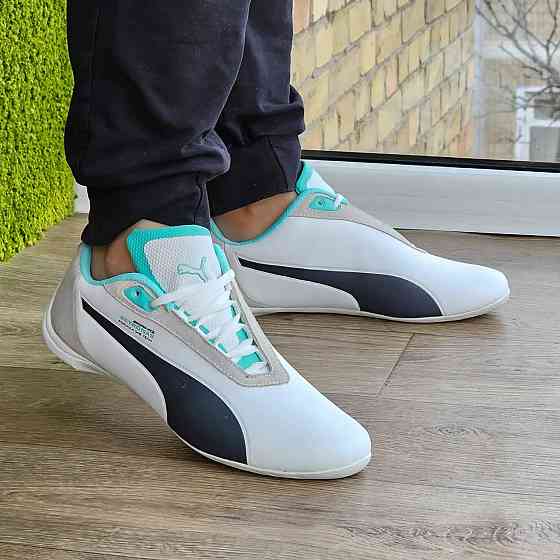 Кросівки Puma for AMG Білі Чоловічі Пума (розміри: 41,42,43,44,45) Відео Огляд Дніпро