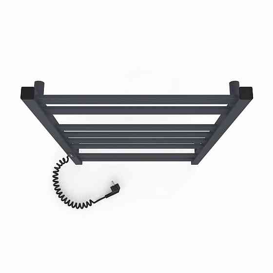 Електрична рушникосушка Laris Зебра Кватро ЧФ (ГМ) 8 500х800 Э ліве підкл. R3, графіт Київ