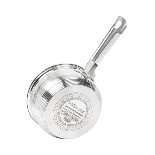 Набір каструль 4 предмети (ківш 1,5л/каструля 2,7л) нержавіюча сталь 7-шарове дно CS-1451-SS Holmer Житомир - изображение 4