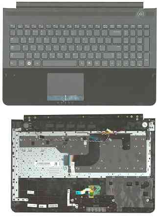 Клавиатура для ноутбука Samsung (RC510) Black, (Black TopCase), RU Вінниця