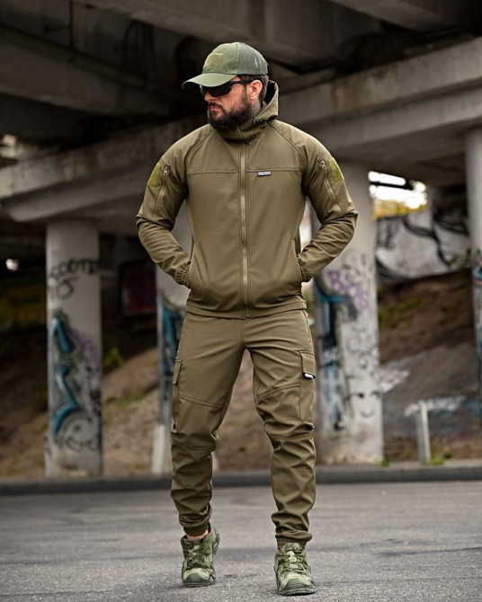 Тактичний костюм софтшел Oblivion  олива ВТ0599 Одеса - фото 1