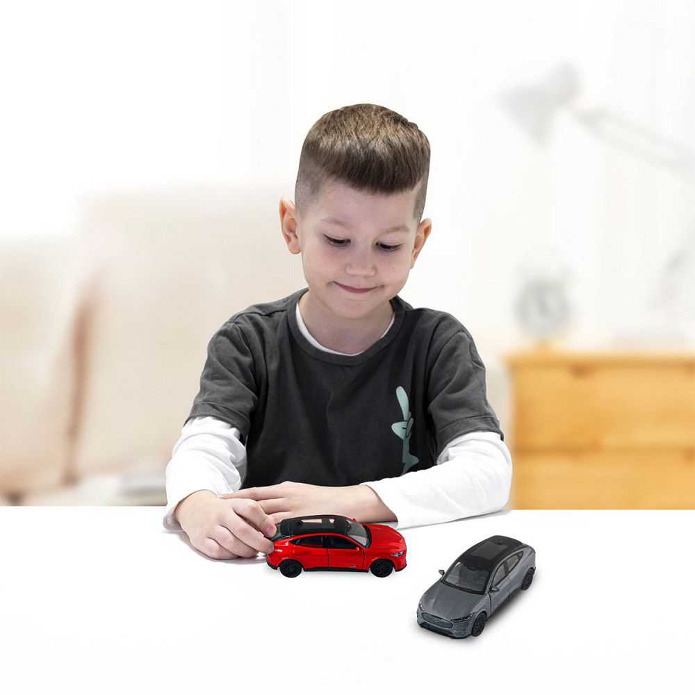 Автомодель - Ford Mustang Mach-E GT 2023 (червоний, сріблясто-сірий) Днепр - изображение 3