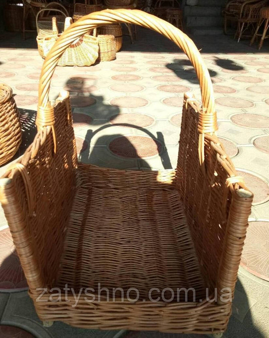 Корзина плетеная для дров Киев - изображение 3