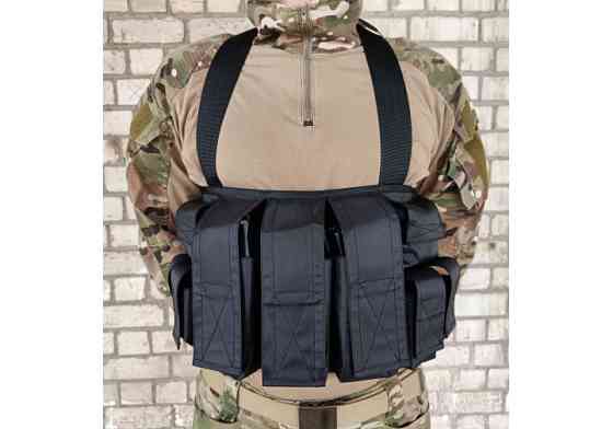 Розгрузка тактична Palianytsia Lite (розвантажувальний жилет) чорна Коломия