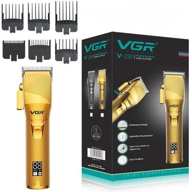 Профессиональная аккумуляторная машинка Аккумулятор, Универсальная машинка для стрижки головы и бороды VG-81 Львов - изображение 3