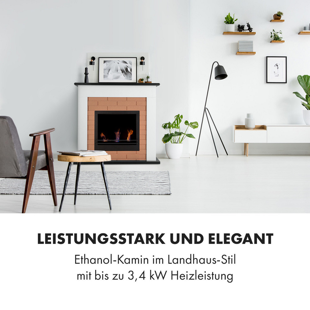 Камін на етанолі Phantasma Brickline 3,4 кВт з імітацією цегли з МДФ (Німеччина, читати опис) Рівне - фото 2