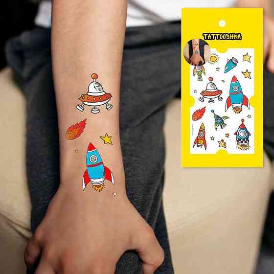 Набор временных татуировок 