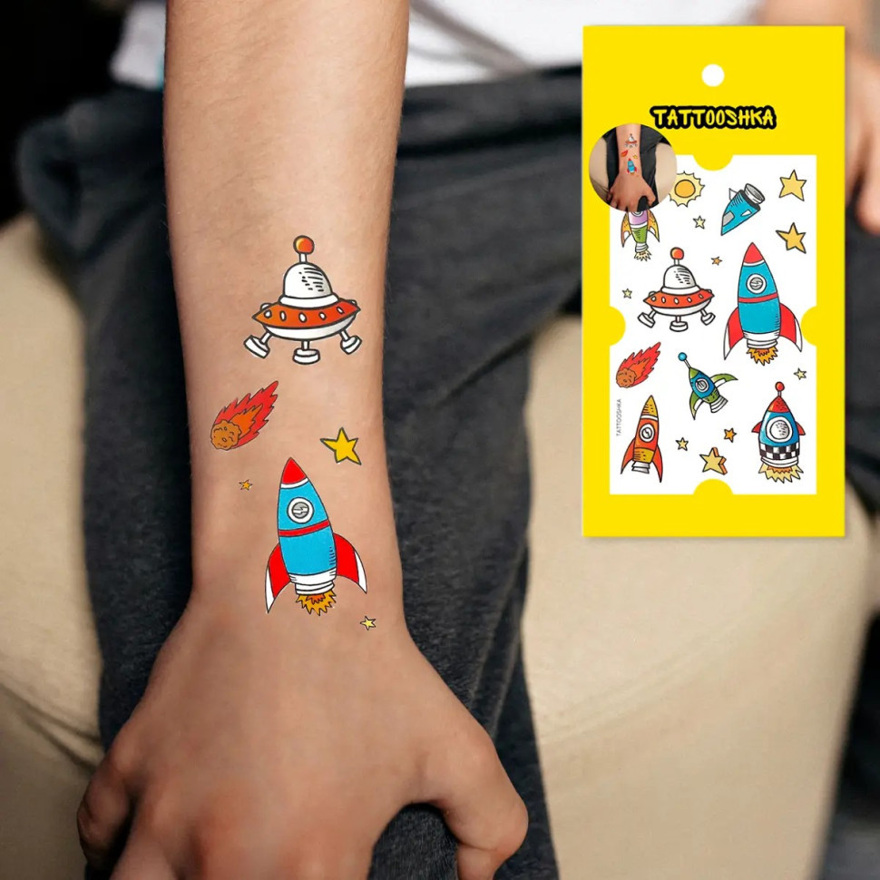 Набор временных татуировок 