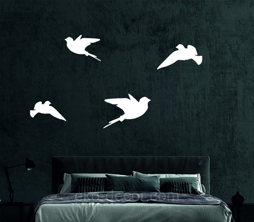 Декоративное настенное Панно «Птичка» Декор на стену(цена за 1шт) 20*12 см, Белый Киев - изображение 5