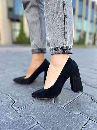 SANTINI Туфлі жіночі SANTINI чорні натуральна замша каблук 10 см 38р.39р.40р. (953571-21) Коломия